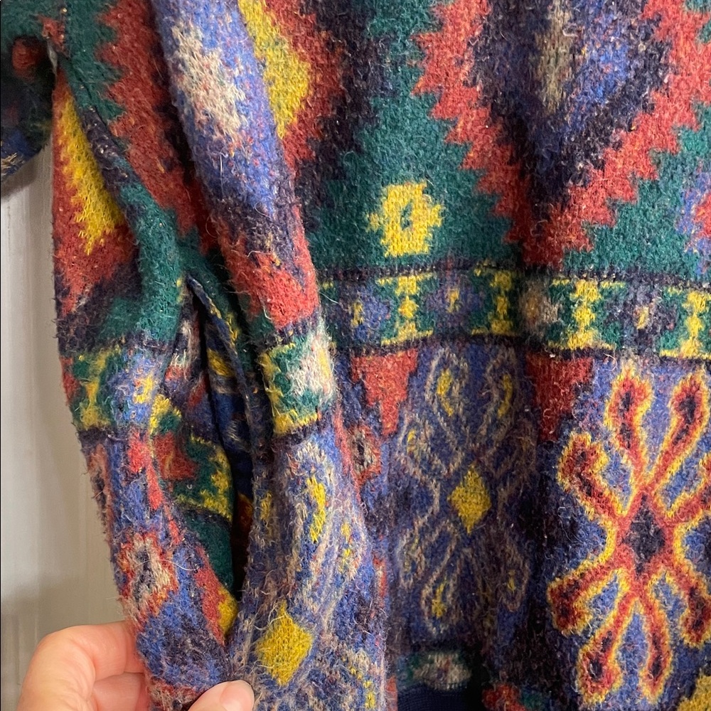 Structure Multicolor Geometric Sweater - image 6